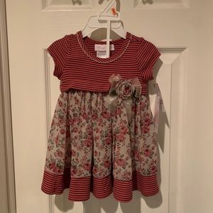 Bonnie Baby 12 mo baby girl dress (new)